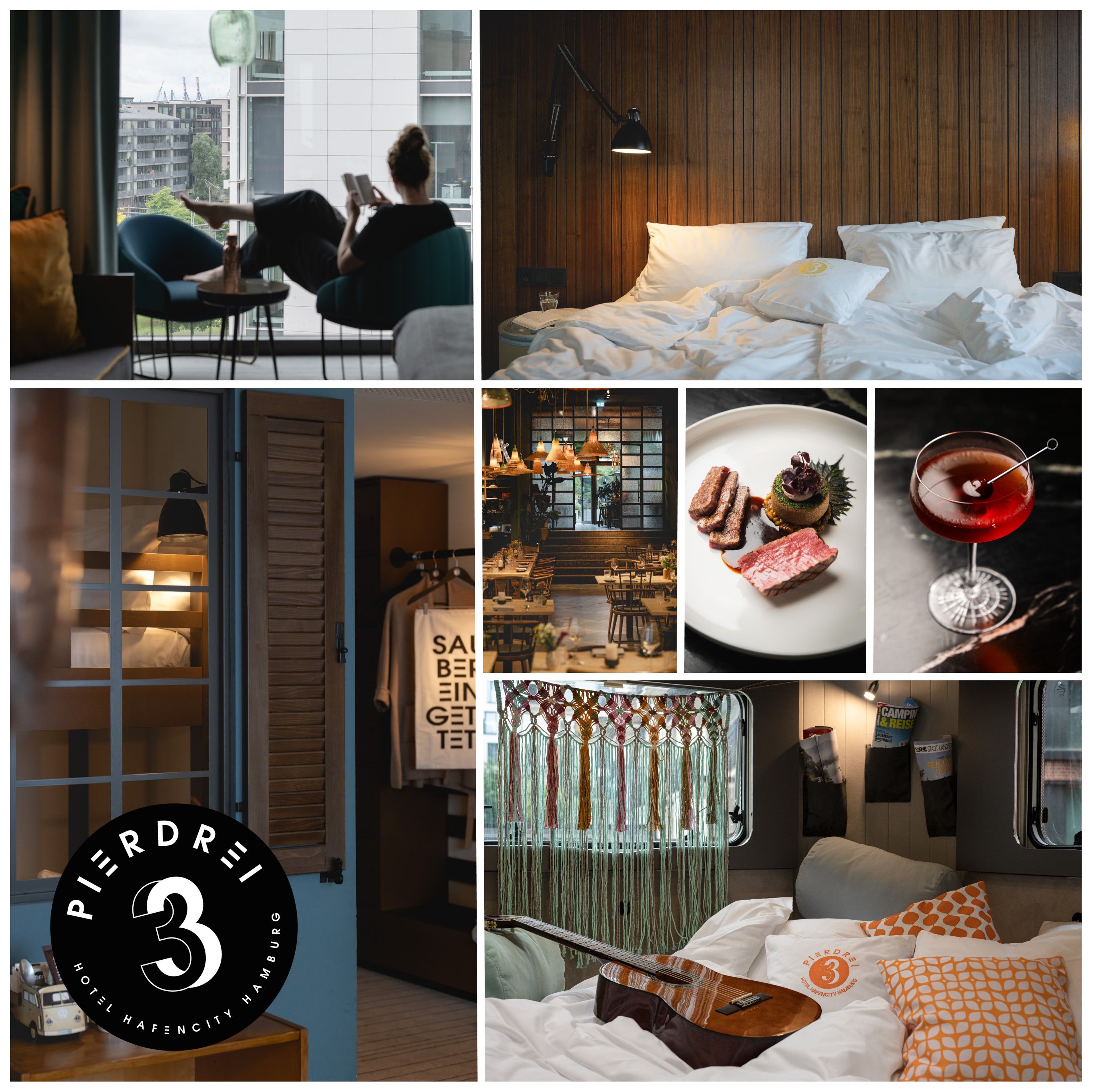 Kollage Bilder PIERDREI Hotel